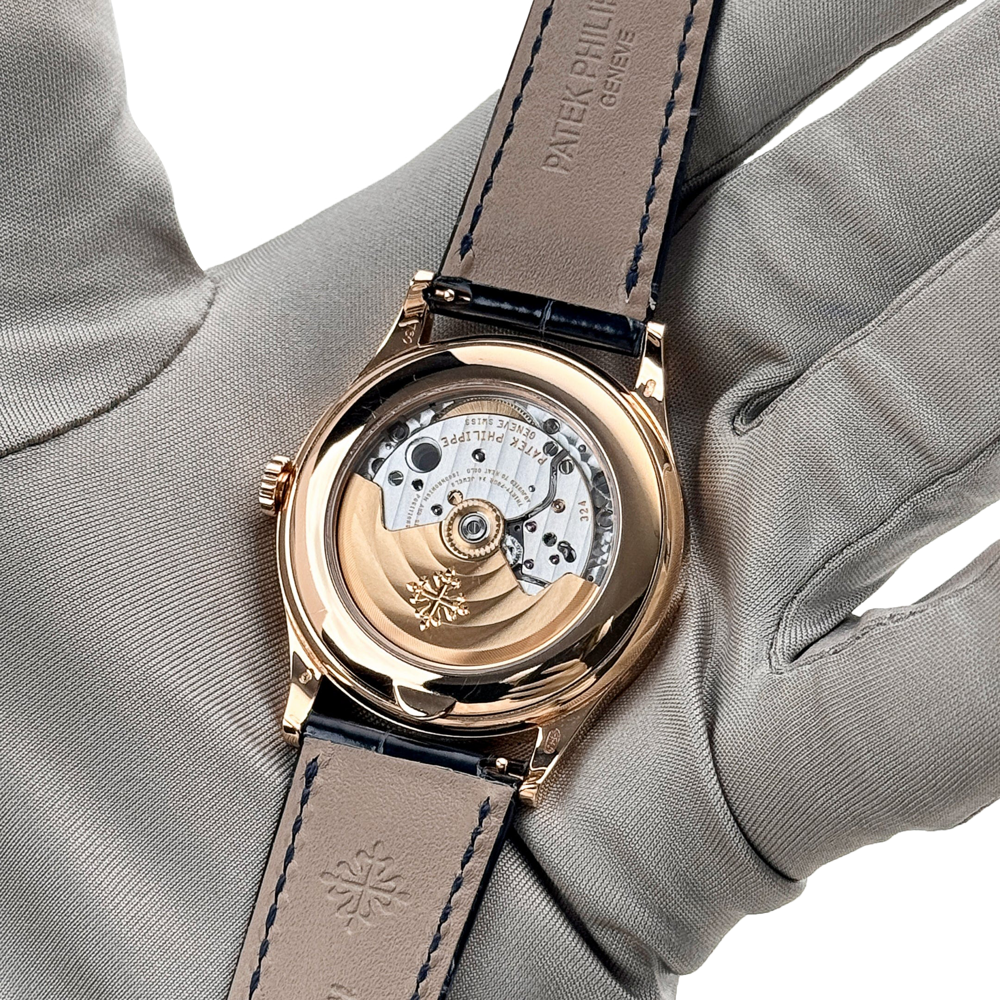 Complications 39mm 5396R-015 Annual Calendar Rose Gold Blue Dial