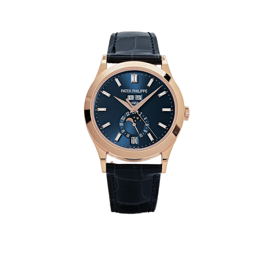 Complications 39mm 5396R-015 Annual Calendar Rose Gold Blue Dial