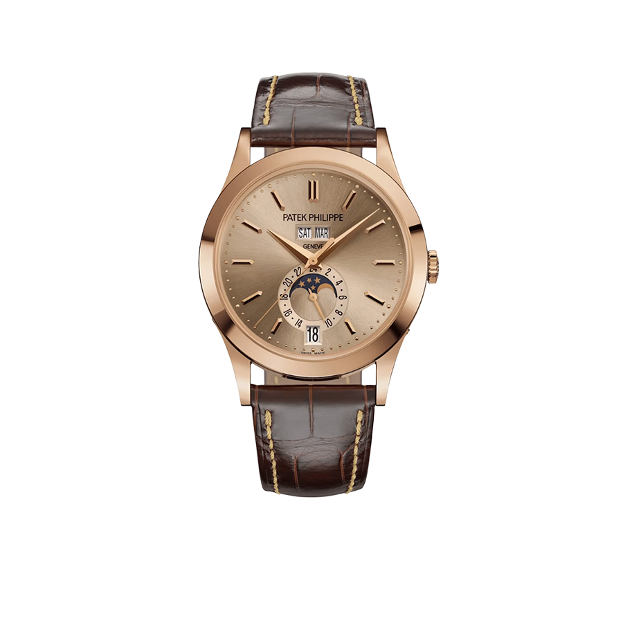 Complications 38mm 5396R-016 Annual Calendar Moon Phases Rose Gold Sand Beige Dial