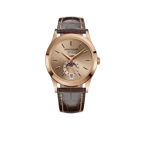 Complications 38mm 5396R-016 Annual Calendar Moon Phases Rose Gold Sand Beige Dial
