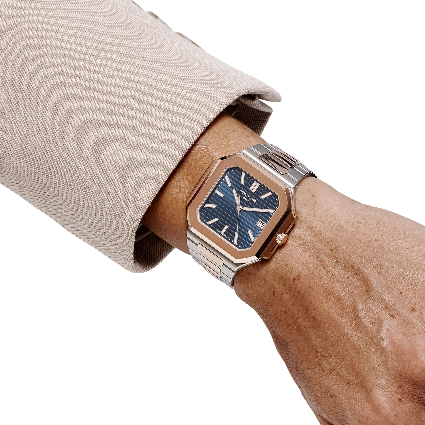 Cubitus 45mm 5821/1AR-001 Stainless Steel Rose Gold Blue Dial