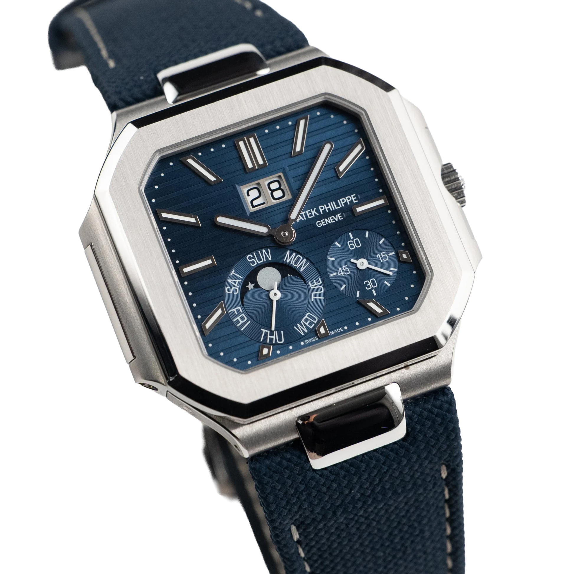 Cubitus 45mm 5822P-001 Platinum Blue Dial Moon Phase