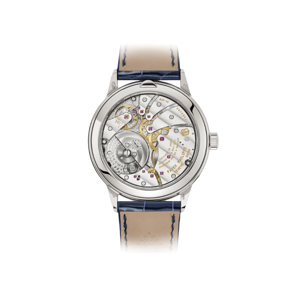 Grand Complications 42mm 5236P-001 In-Line Perpetual Calendar Platinum Blue Dial