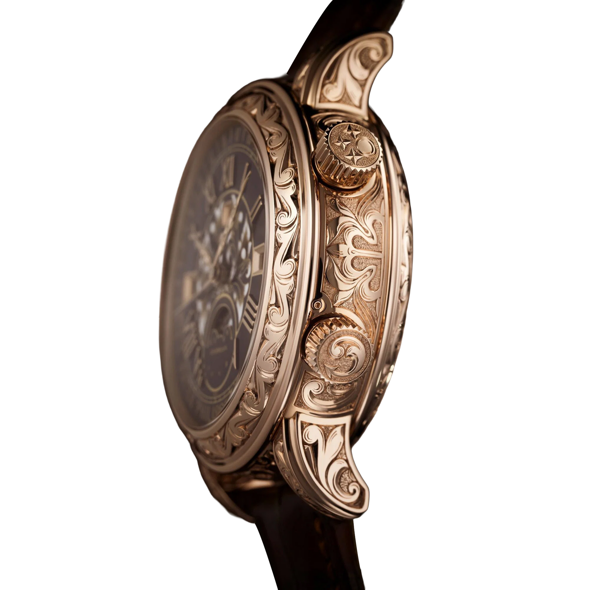 Grand Complications 44mm 6002R-001 Skymoon Tourbillon Rose Gold