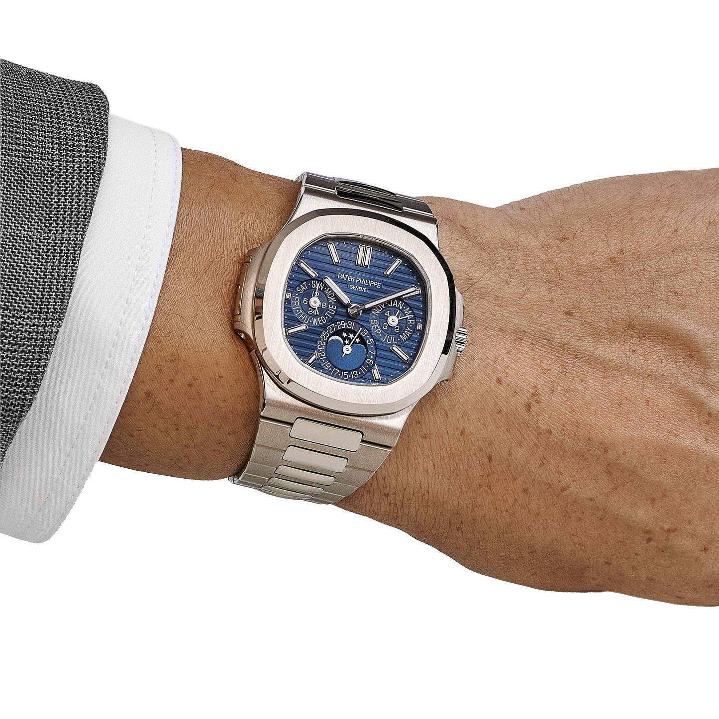 Nautilus 40mm 5740/1G-001 Perpetual Calendar Moon Phases