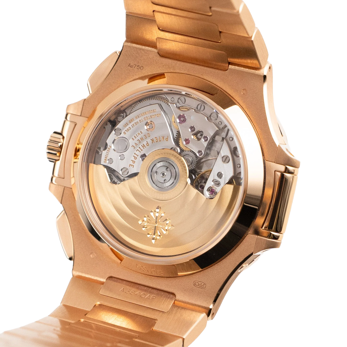 Nautilus 40mm 5980/1R-001 Chronograph Date Rose Gold Black Dial