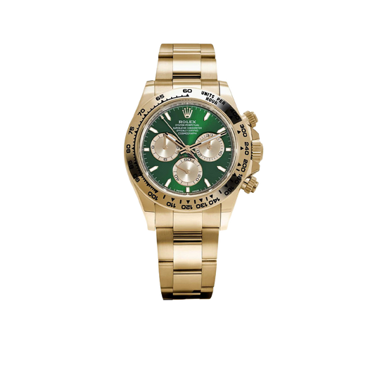 Daytona 126508 John Mayer 2.0 Yellow Gold Bright Green and Golden Dial (2025)