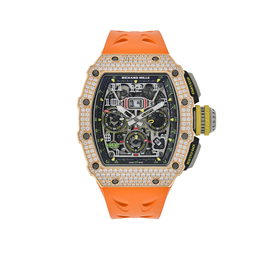 RM 11-03 Rose Gold - Skeleton Dial 45mm