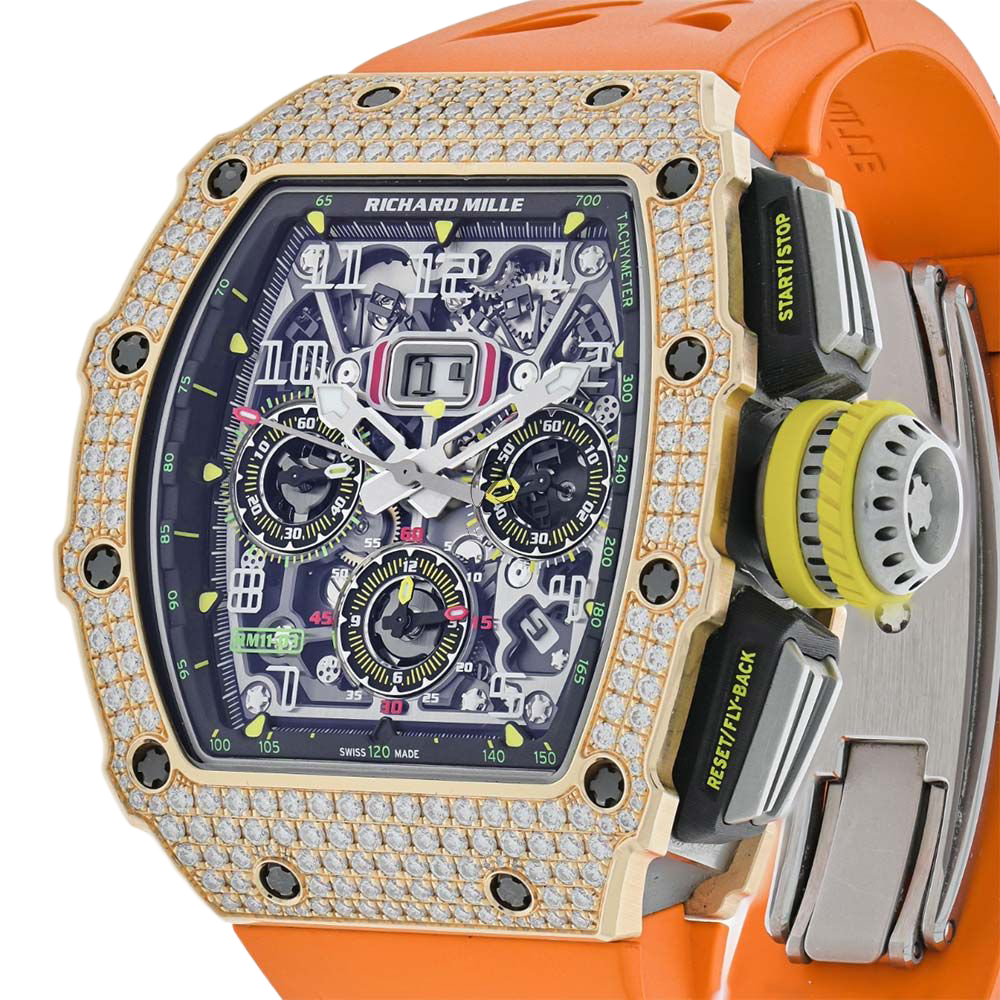 RM 11-03 Rose Gold - Skeleton Dial 45mm