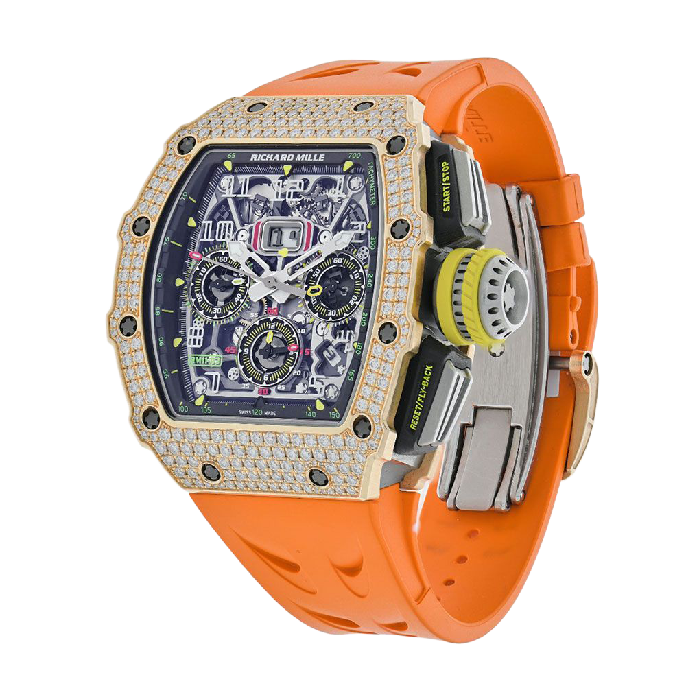 RM 11-03 Rose Gold - Skeleton Dial 45mm