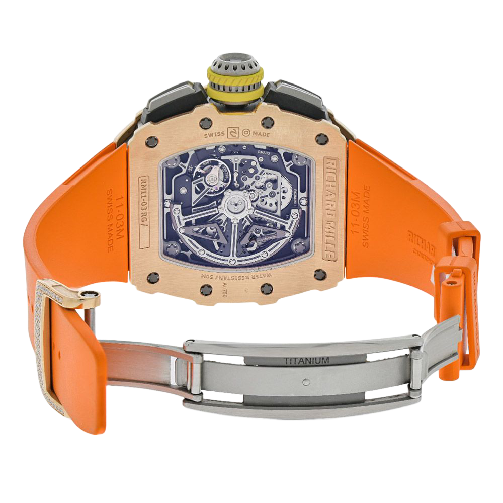 RM 11-03 Rose Gold - Skeleton Dial 45mm