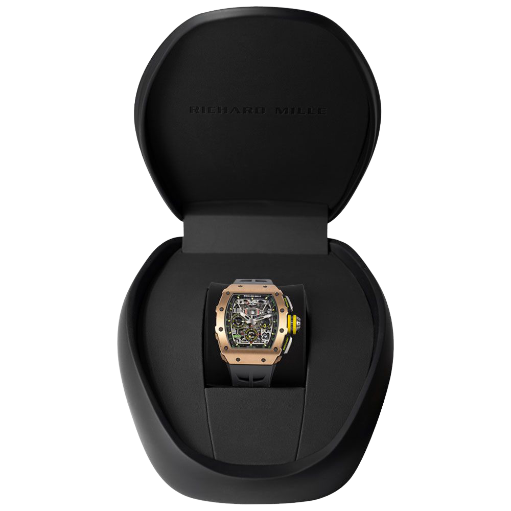 RM 11-03 Rose Gold &amp; Titanium, Skeleton Dial, 50 mm