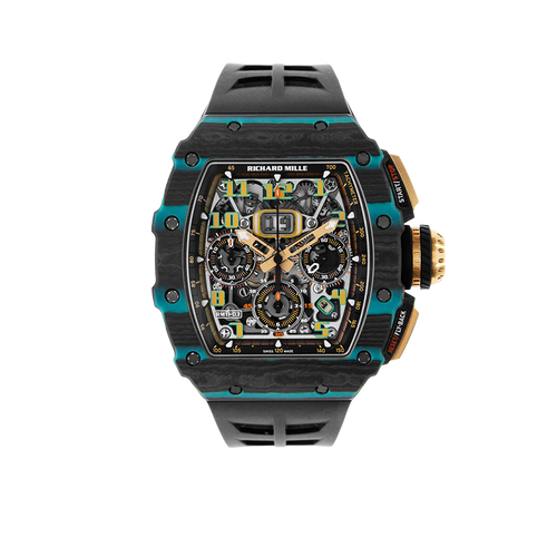 RM 11-03 Turquoise Quartz TPT, Ultimate Edition, Skeleton Dial, 50 mm
