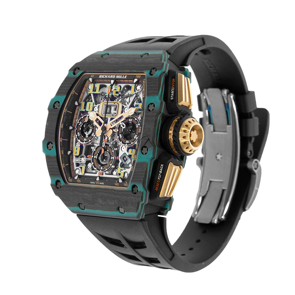 RM 11-03 Turquoise Quartz TPT, Ultimate Edition, Skeleton Dial, 50 mm
