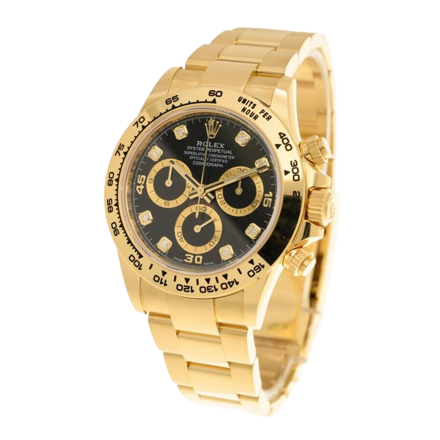 Daytona 40mm 116508 Cosmograph Daytona 18K with Black Dial