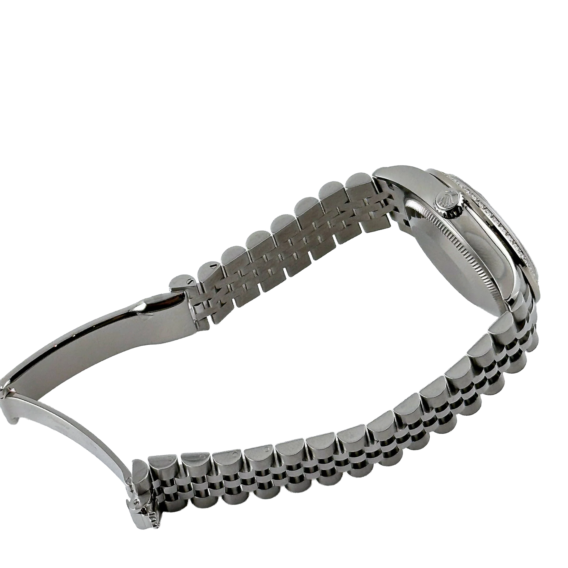 Lady-Datejust 31mm 278384RBR Stainless Steel Diamond Bezel Violet Roman Dial Jubilee