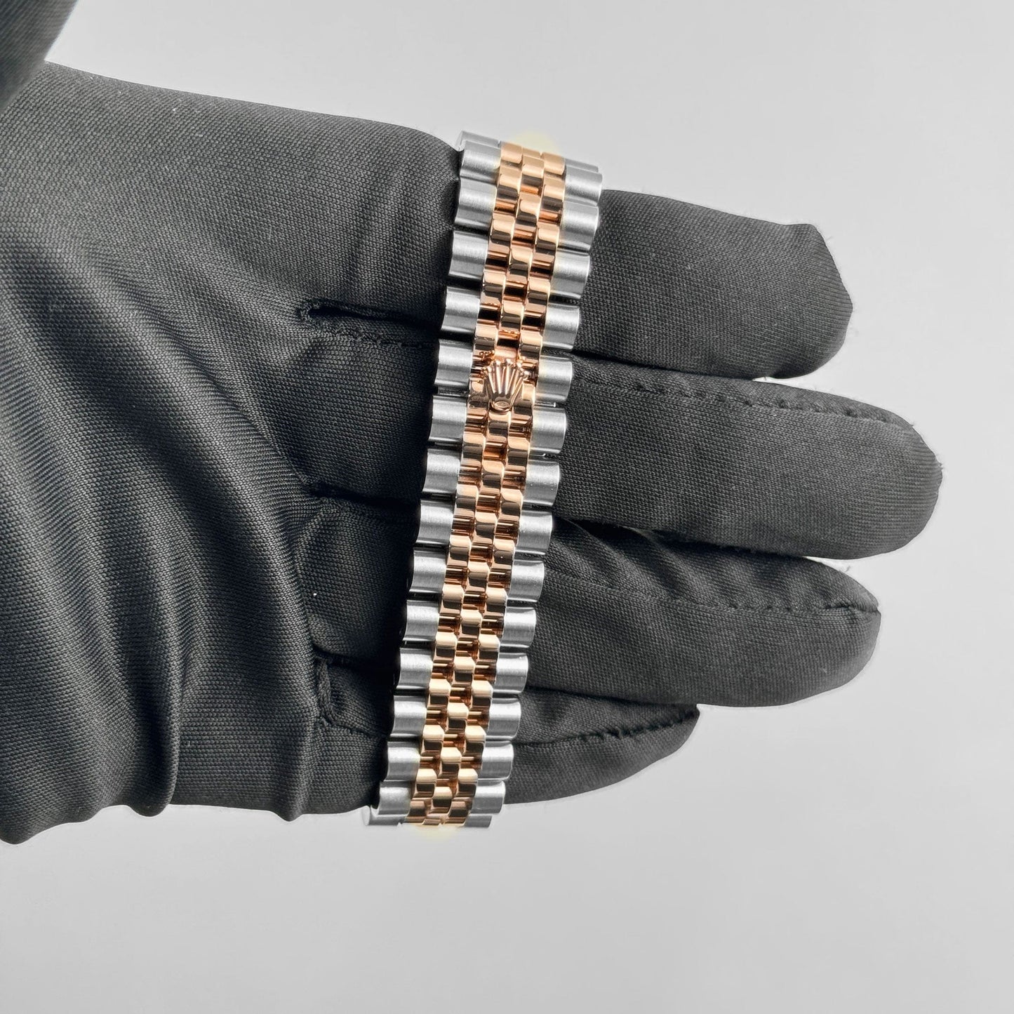 Lady-Datejust 31mm 278381RBR Stainless Steel Rose Gold Brown Roman Numerals Diamond Dial Diamond Bezel Jubilee