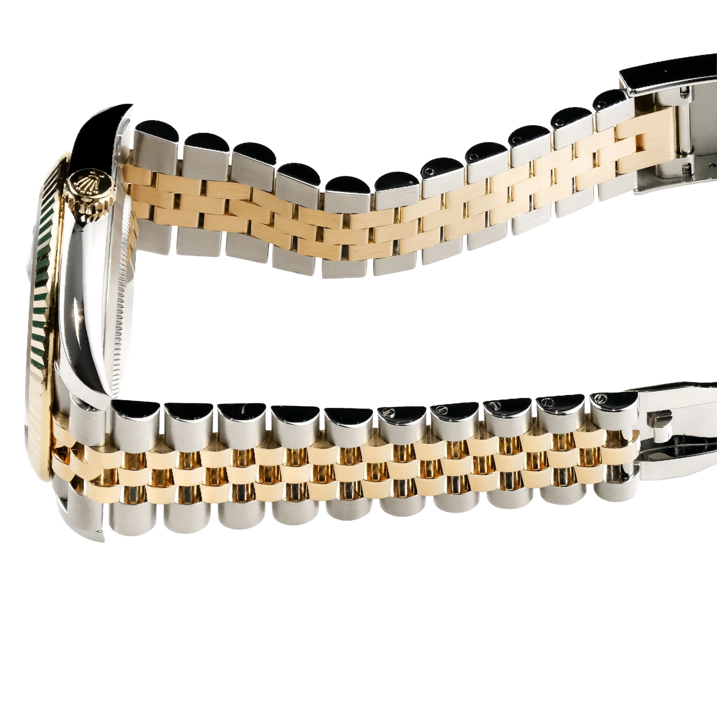 Datejust 41mm Stainless Steel Yellow Gold Black Diamond Dial Jubilee 126333-006