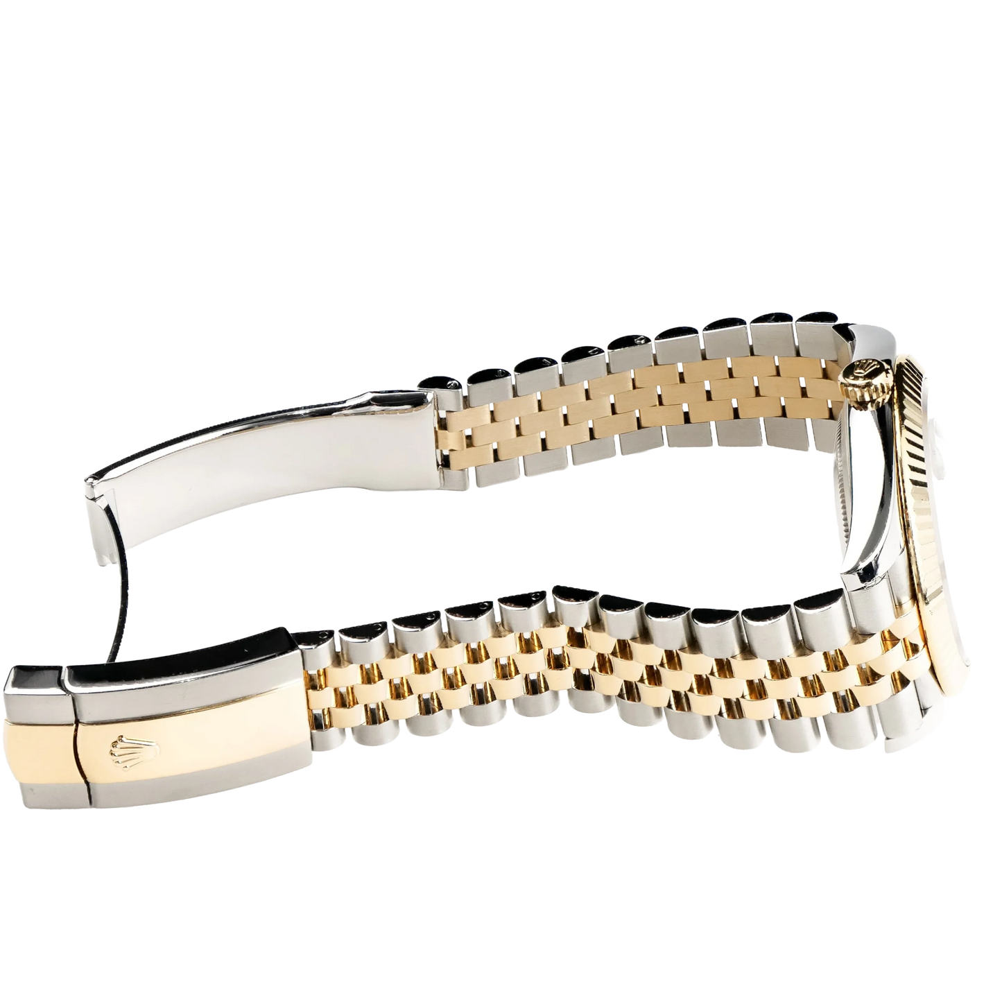 Datejust 41mm Stainless Steel Yellow Gold Black Diamond Dial Jubilee 126333-006