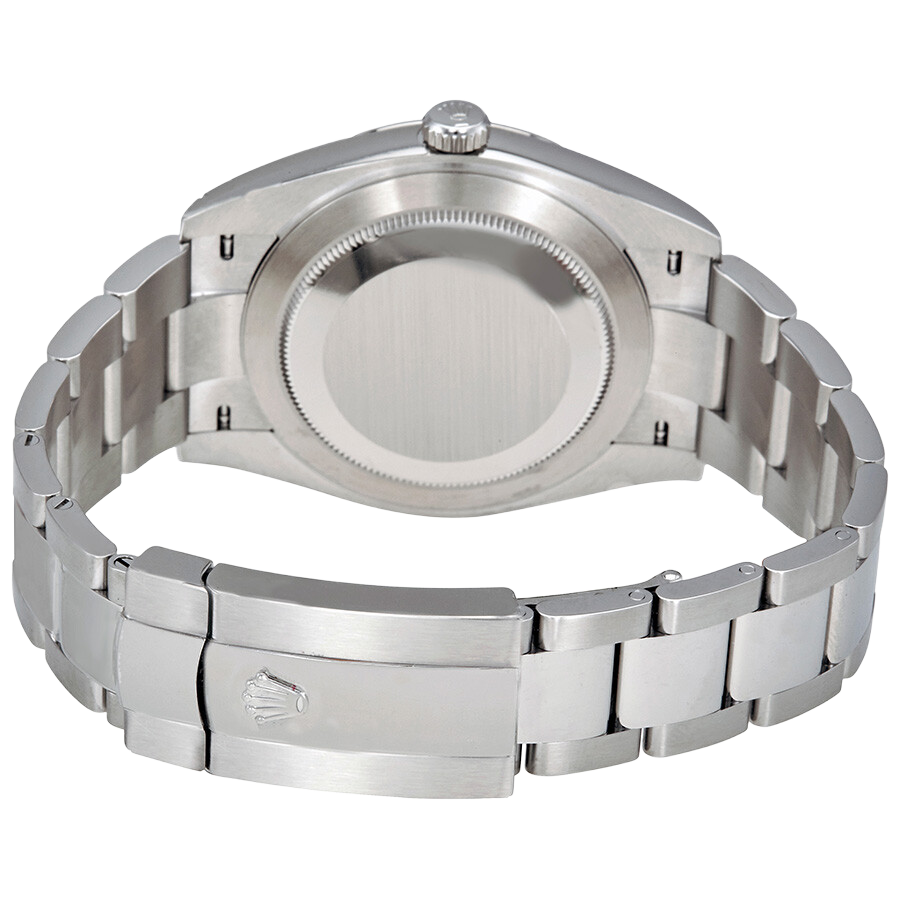 Datejust 41mm Oystersteel and white gold, blue and diamond-set dial 126334-0015