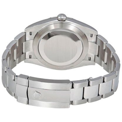 Datejust 41mm Oystersteel and white gold, blue and diamond-set dial 126334-0015