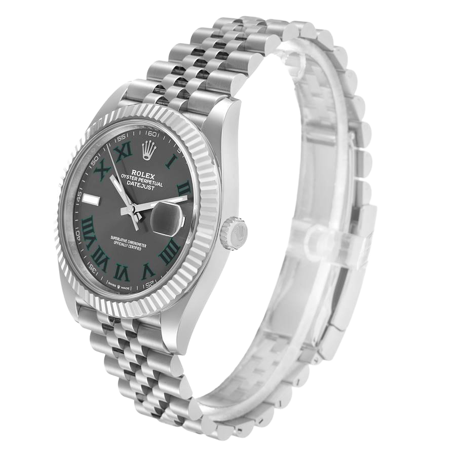 Datejust 41mm 126334 Wimbledon Stainless Steel Slate Dial Oyster