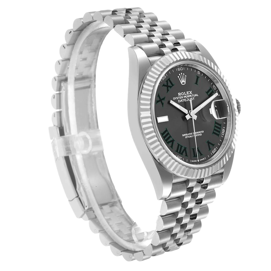 Datejust 41mm 126334 Wimbledon Stainless Steel Slate Dial Oyster