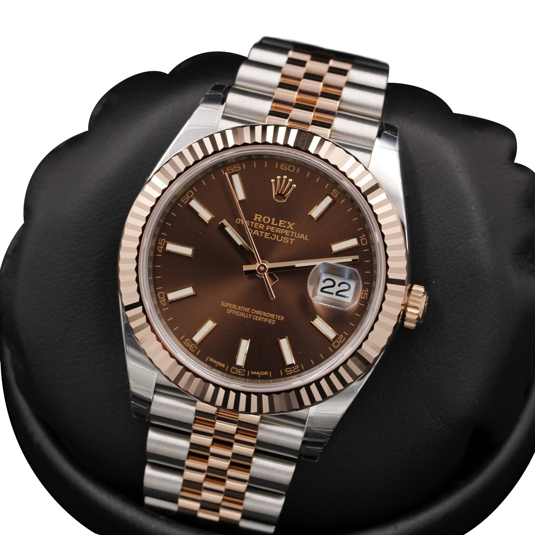 Datejust 41mm Steel & Everose Gold Chocolate 126331-0002