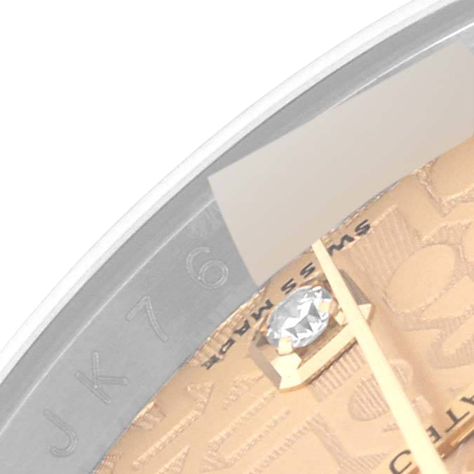 Datejust 36mm Champagne Jubilee Diamond Dial Watch 116243