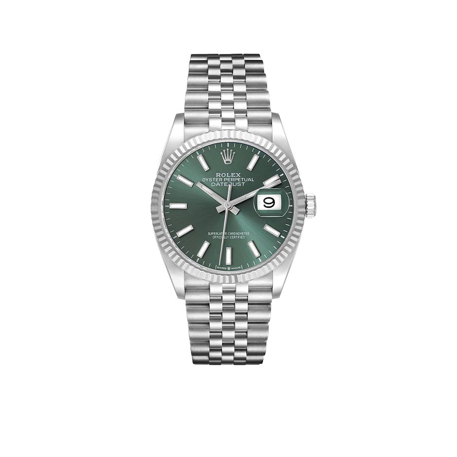 Datejust 36mm Stainless Steel Mint Green Dial Jubilee 126234