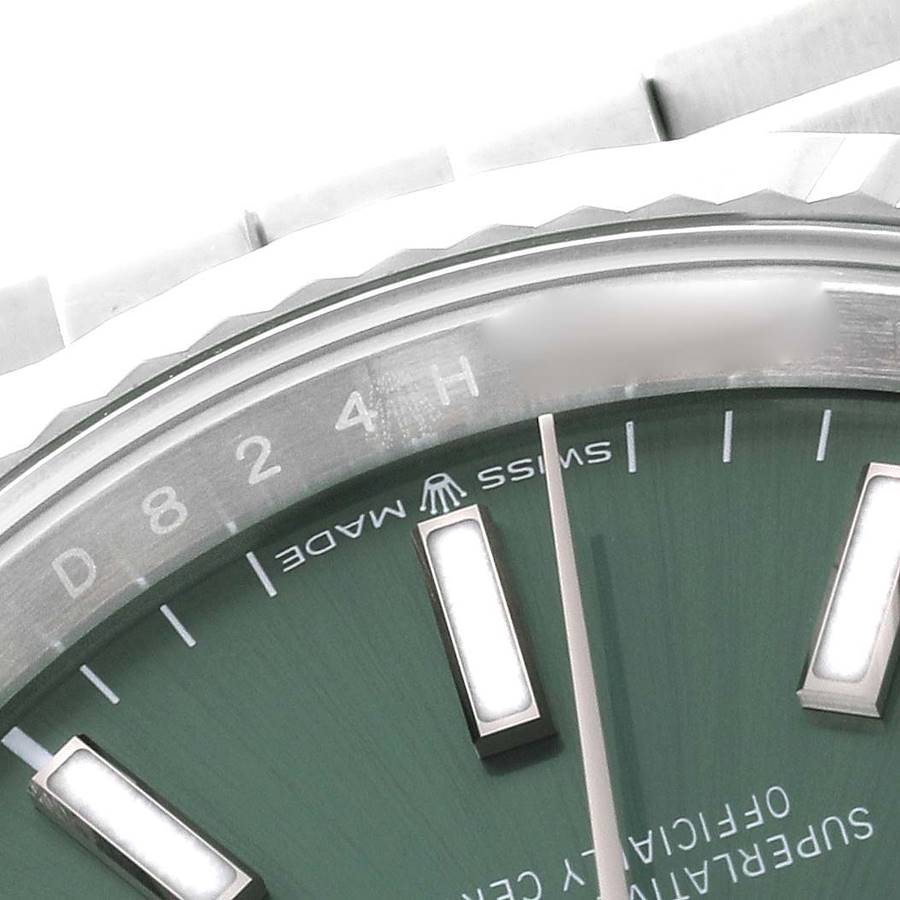 Datejust 36mm Stainless Steel Mint Green Dial Jubilee 126234