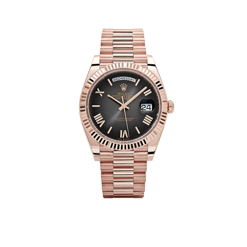 Day-Date 40mm 18K Everose Gold with Slate Ombre Dial 228235