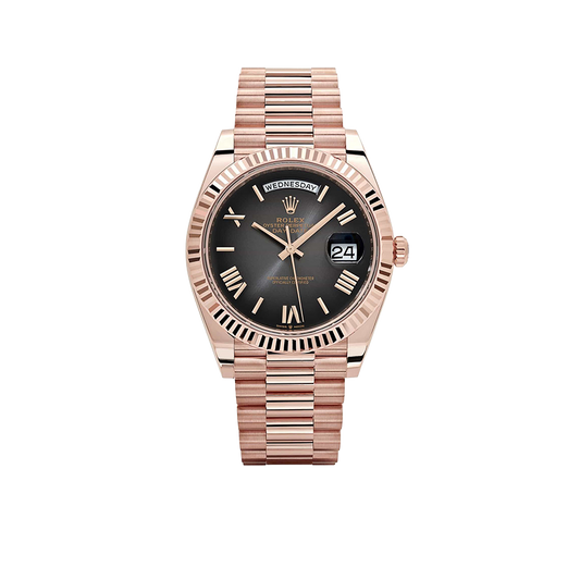 Day-Date 40mm 18K Everose Gold with Slate Ombre Dial 228235