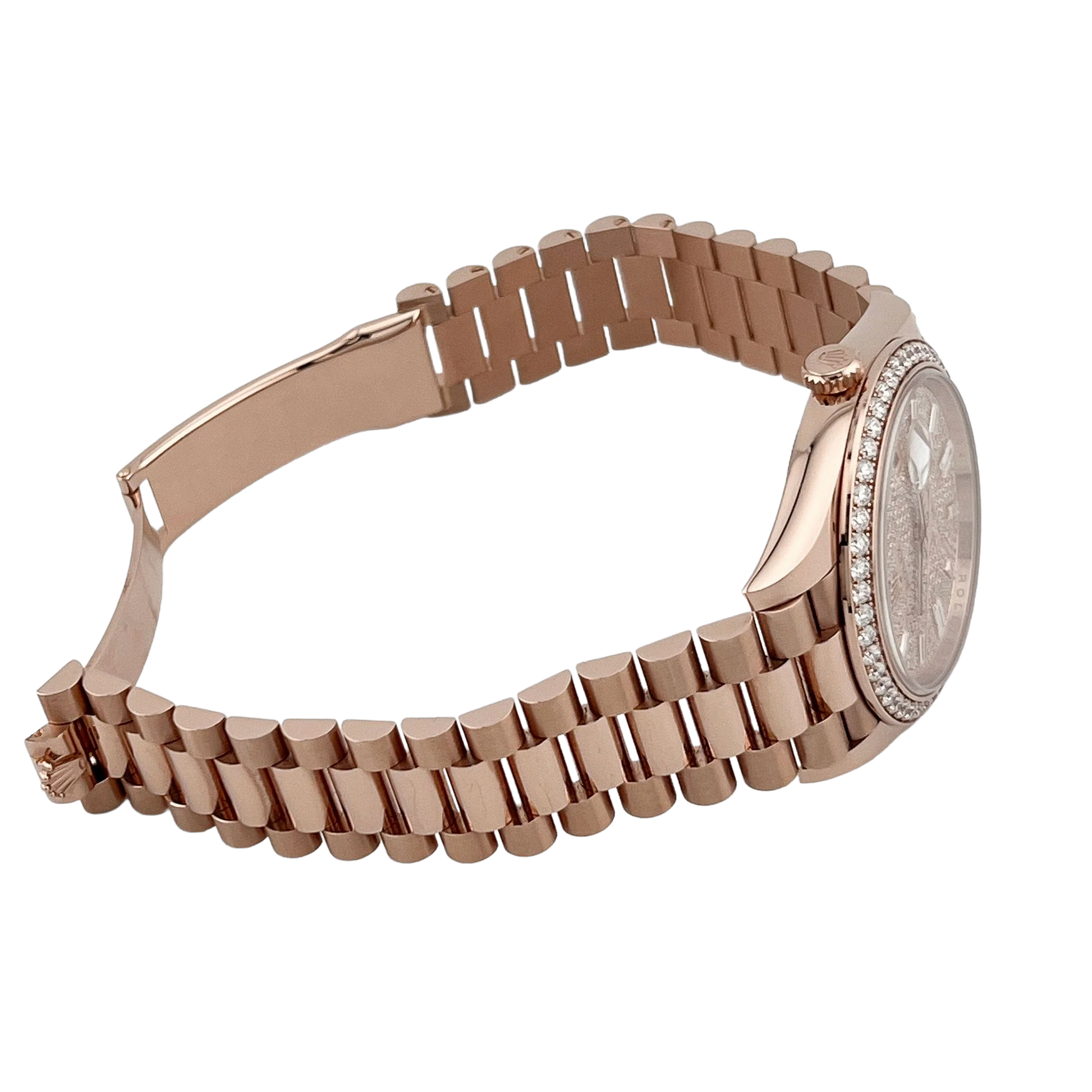 Day-Date 40 228345RBR Rose Gold Diamond Dial Diamond Bezel New 228345rbr-0002