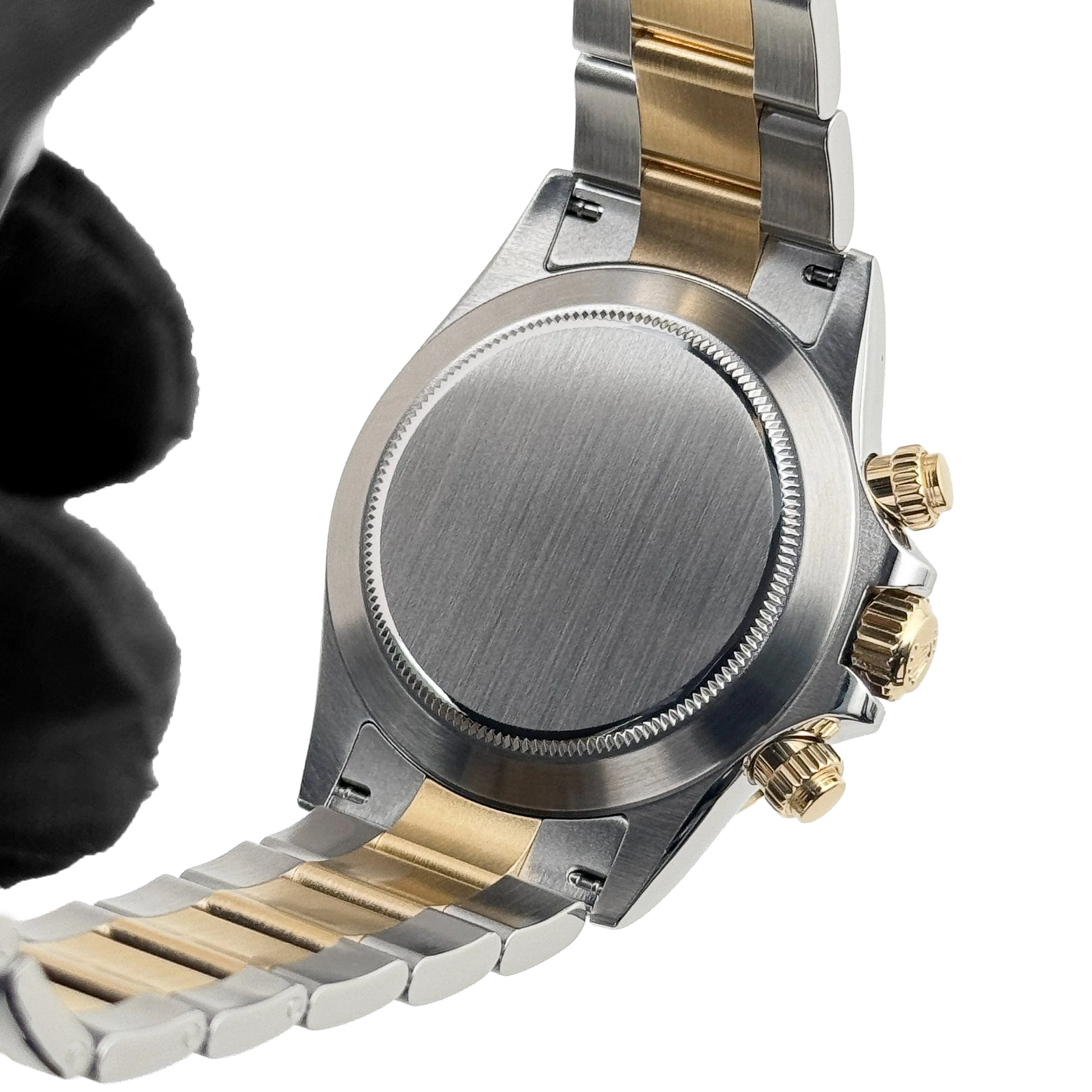 Daytona 40mm Yellow Gold Stainless Steel Black Dial 116503