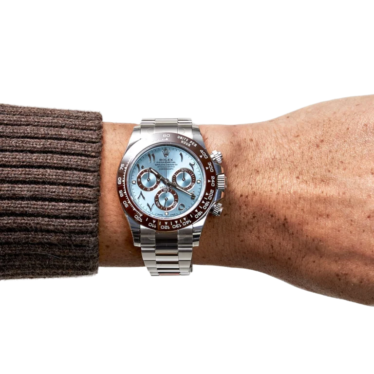 Daytona 116506 Platinum Ice Blue Arabic Dial 40mm