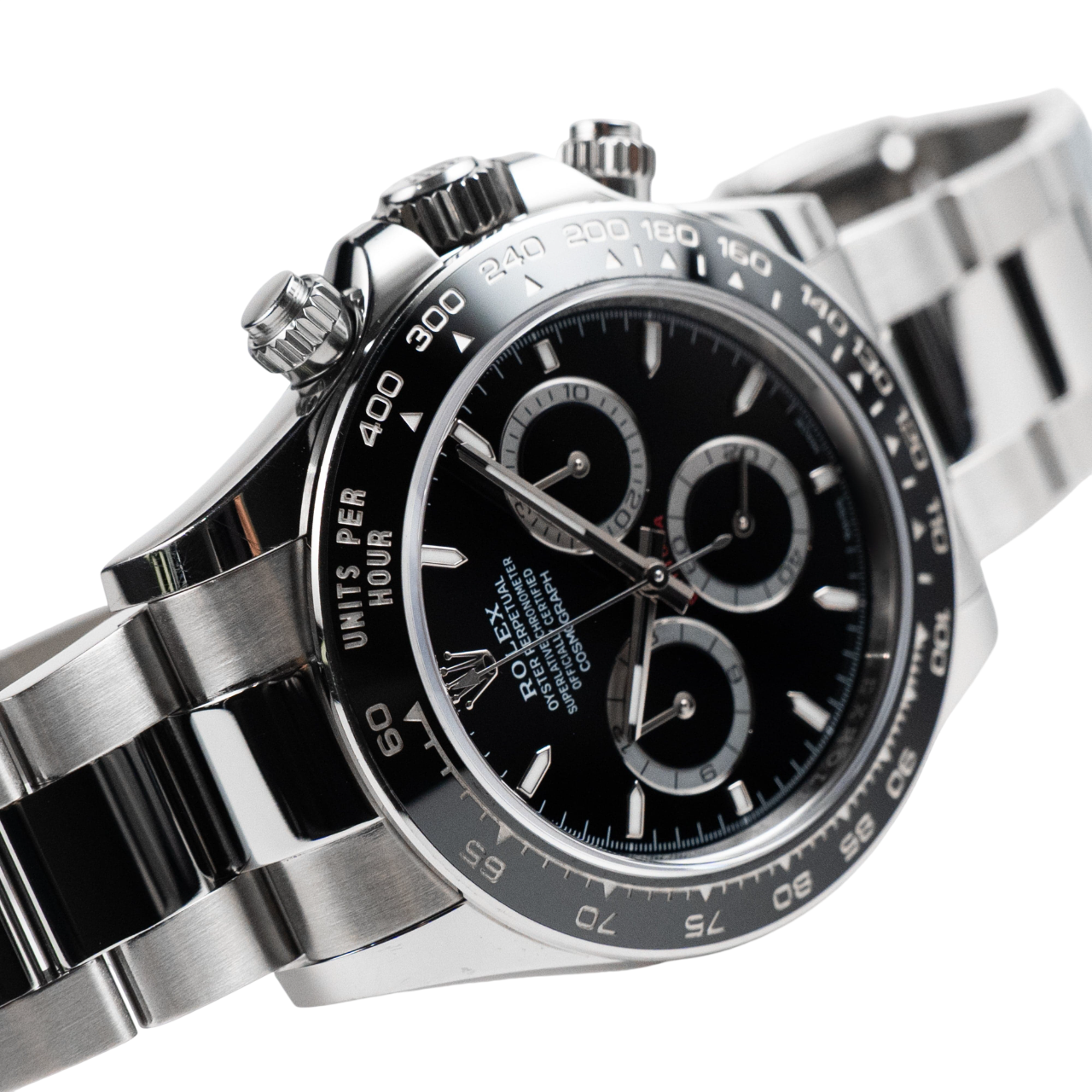 Daytona Panda 40mm Chronograph Black Dial Mens Watch M126500LN-0002