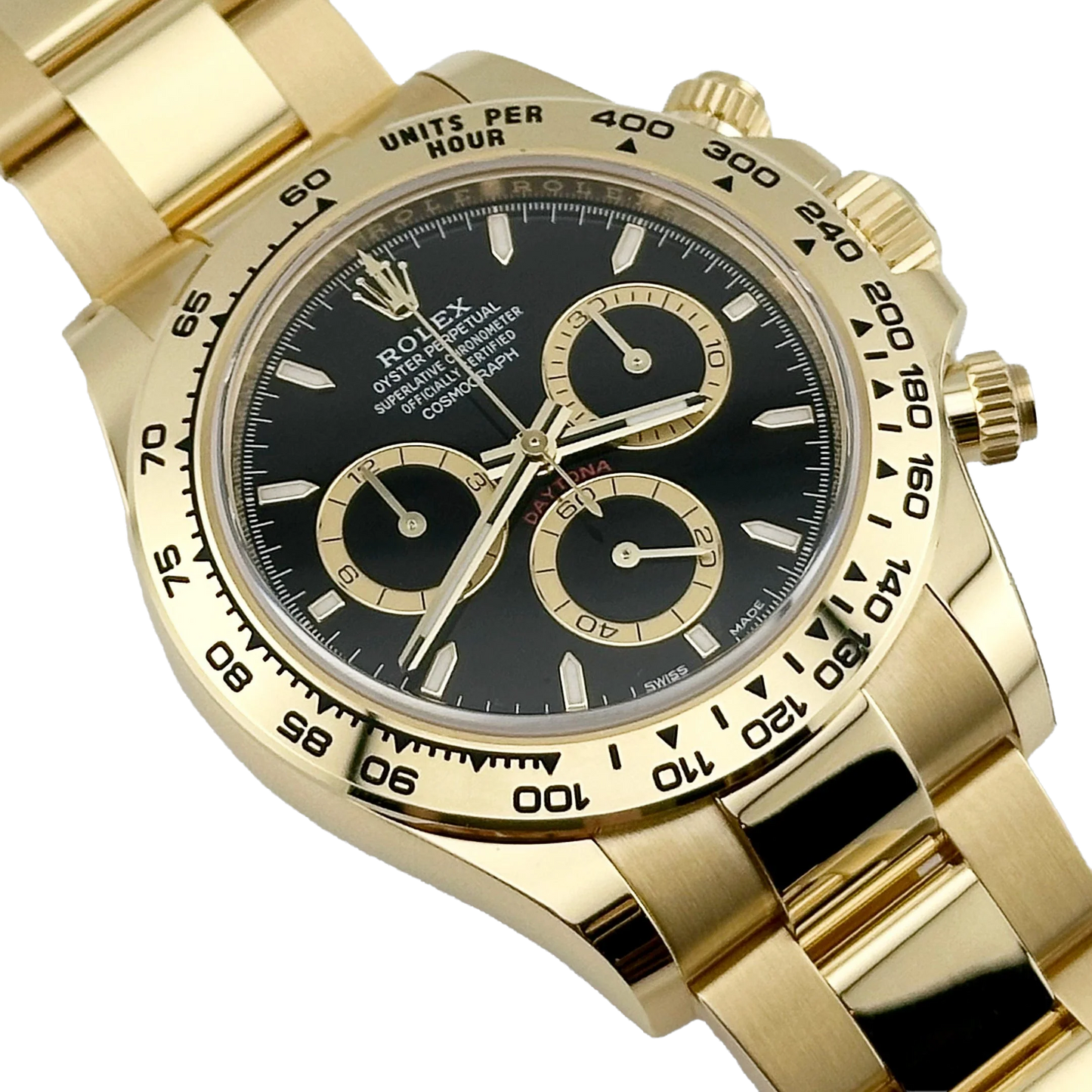 Daytona 40mm Yellow Gold Black Dial 126508  (2025)