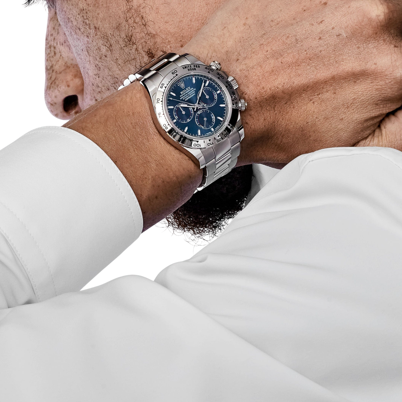 Daytona Blue Dial 40mmWhite Gold Chronograph Mens Watch 126509
