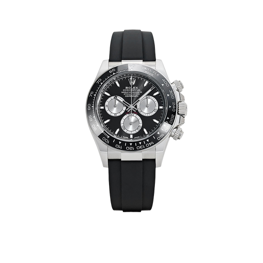 Daytona 40mm Baby Le Mans White Gold Black Dial 126519LN