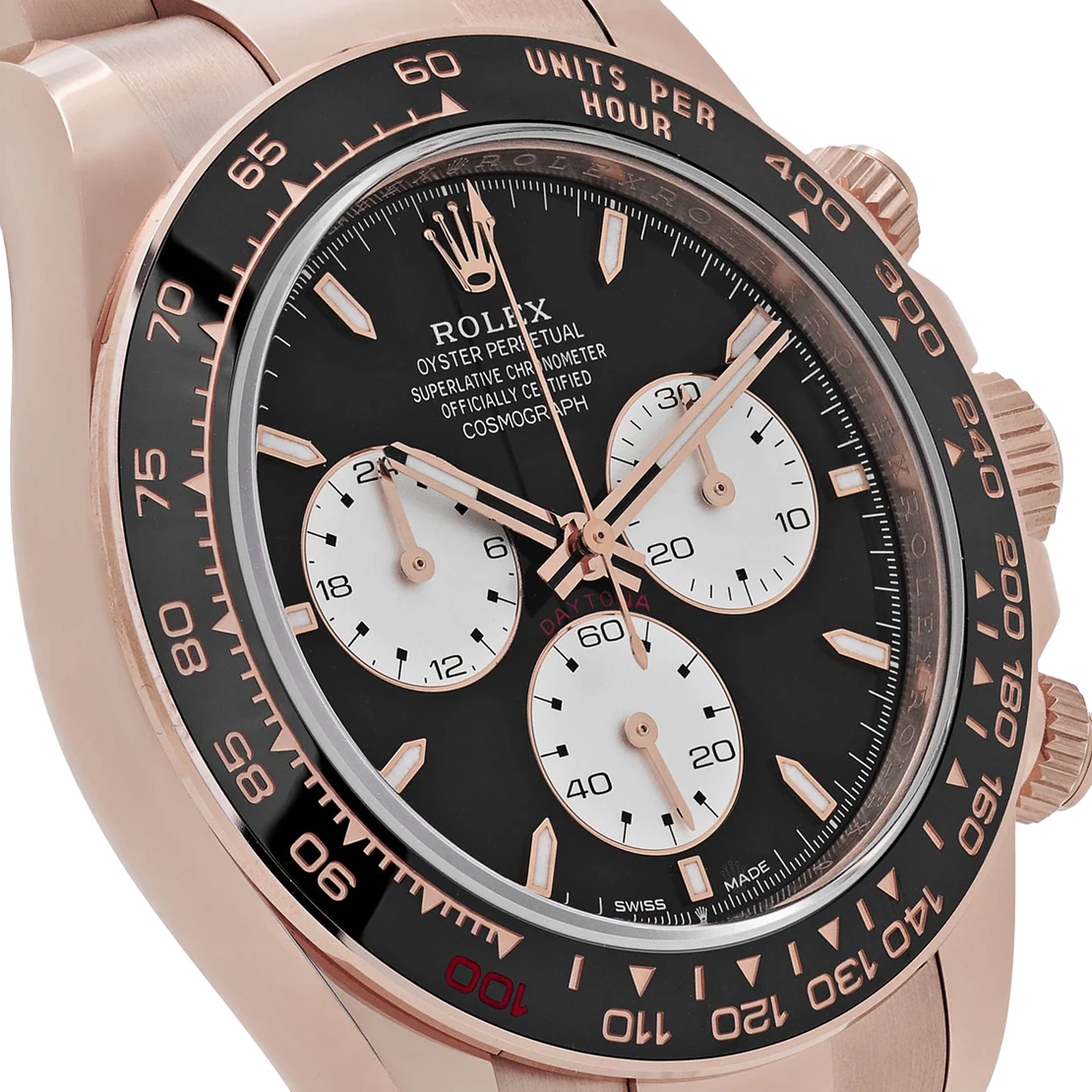 Daytona 40mm Le Mans Rose Gold Bright Black Dial (2025) 126525LN