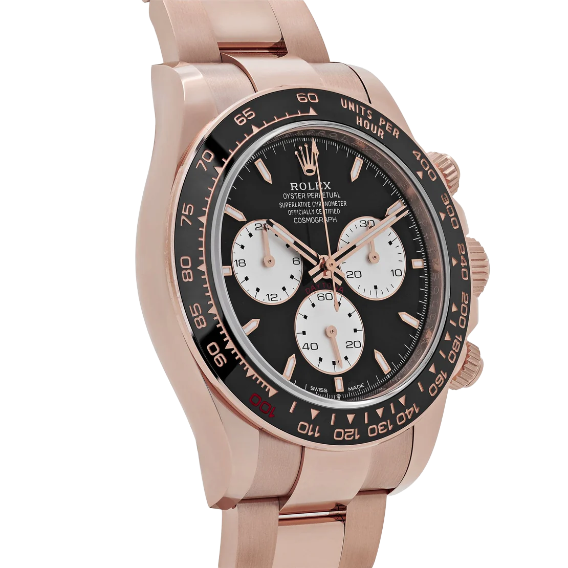 Daytona 40mm Le Mans Rose Gold Bright Black Dial (2025) 126525LN