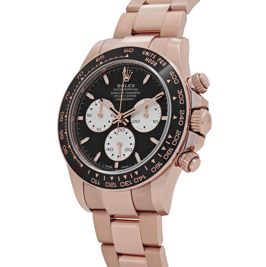 Daytona 40mm Le Mans Rose Gold Bright Black Dial (2025) 126525LN