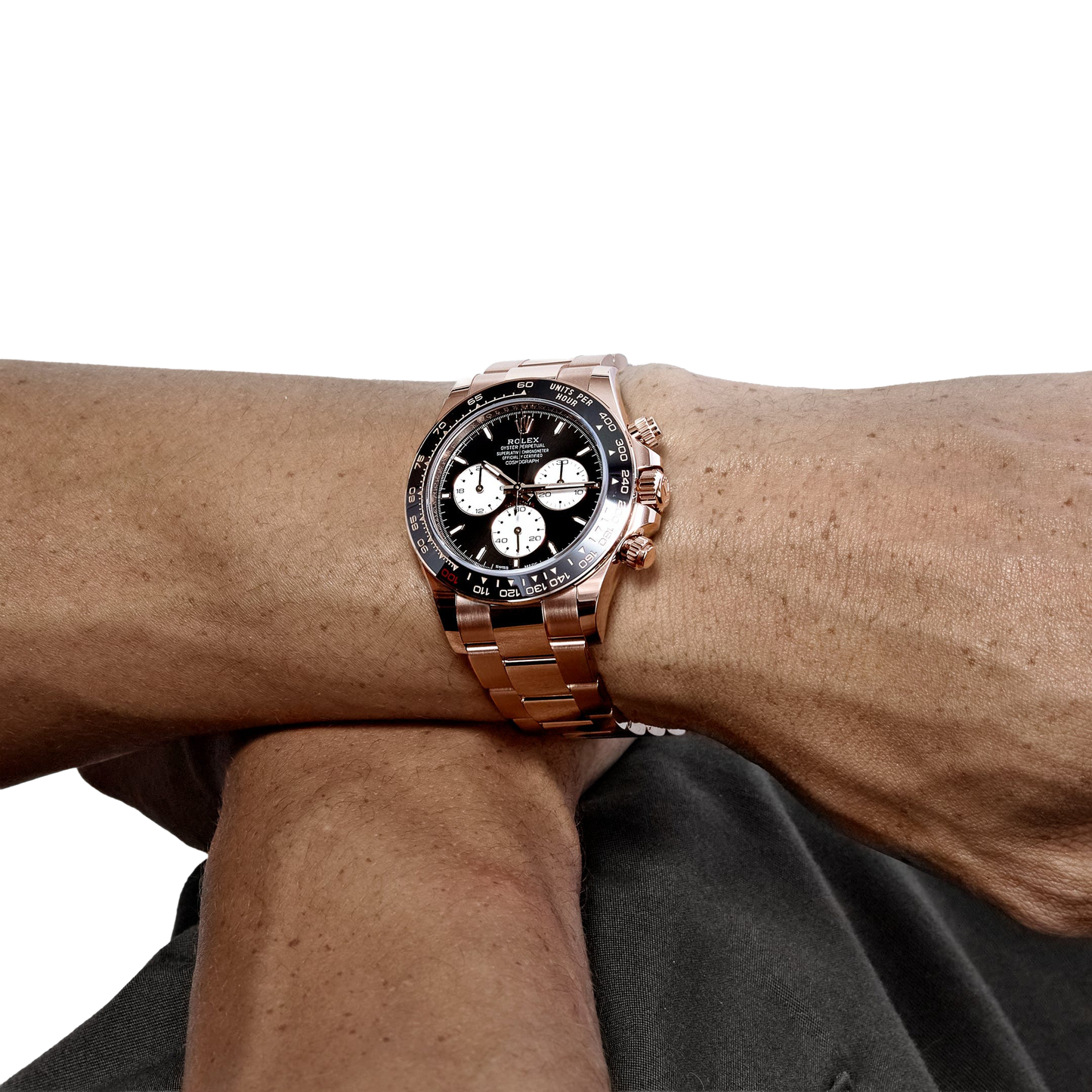 Daytona 40mm Le Mans Rose Gold Bright Black Dial (2025) 126525LN