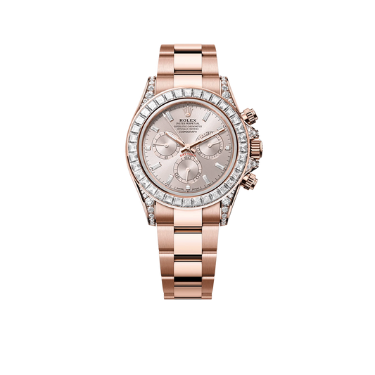 Daytona 126595TBR Rose Gold Sundust Diamond Dial Diamond Bezel