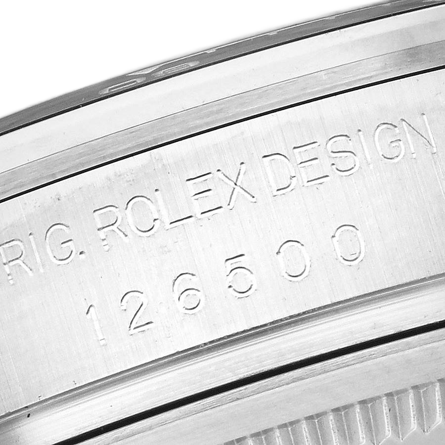 Daytona 40mm Stainless Steel White Panda Dial 126500