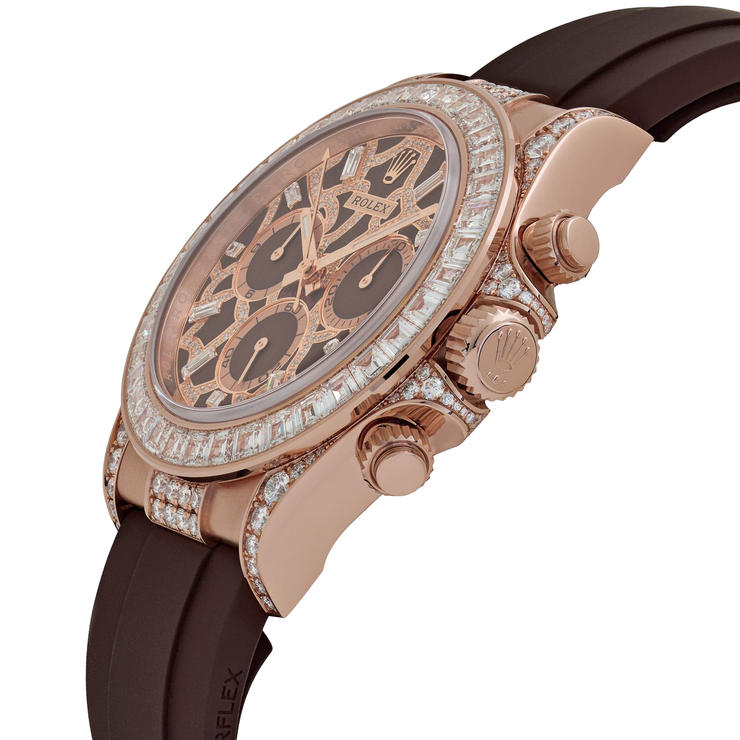 Daytona 40 mm Giraffe Rose Gold Diamond Dial 126555TBR