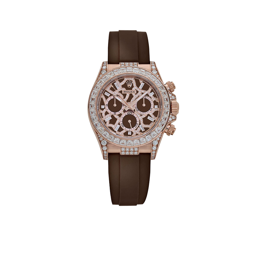 Daytona 40 mm Giraffe Rose Gold Diamond Dial 126555TBR