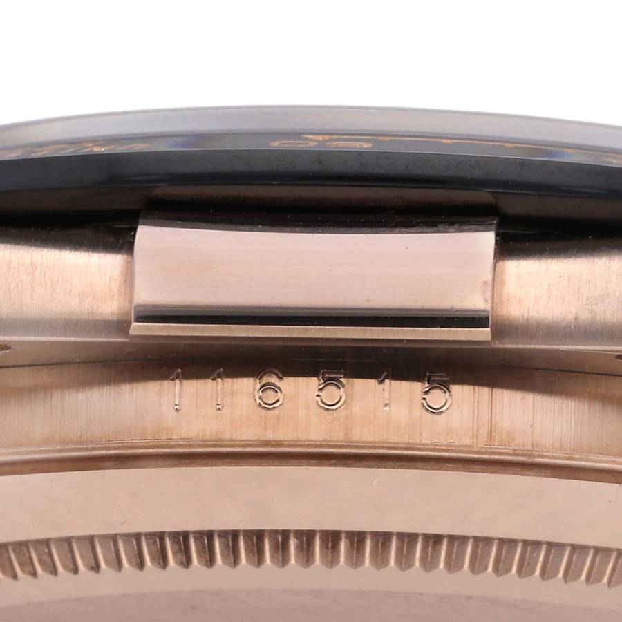 Daytona 40mm Rose Gold Oysterflex Mens Watch 116515LN