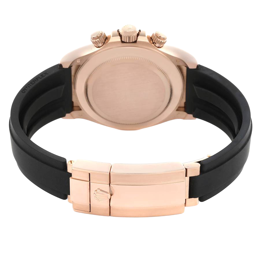Daytona 40mm Rose Gold Oysterflex Mens Watch 116515LN